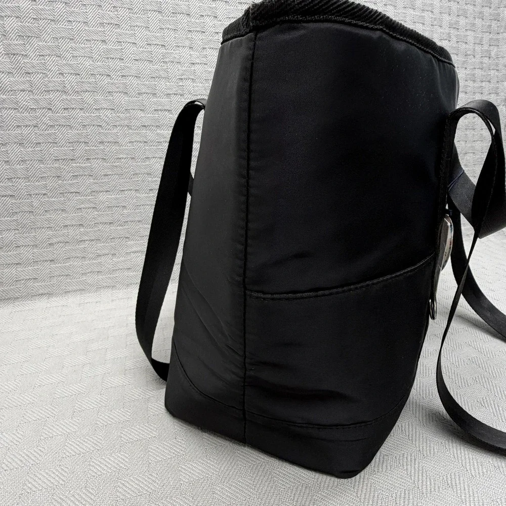 Tommy Bahama PET Purse Tote Black Polyester Pet Tote Carrier Bag Travel